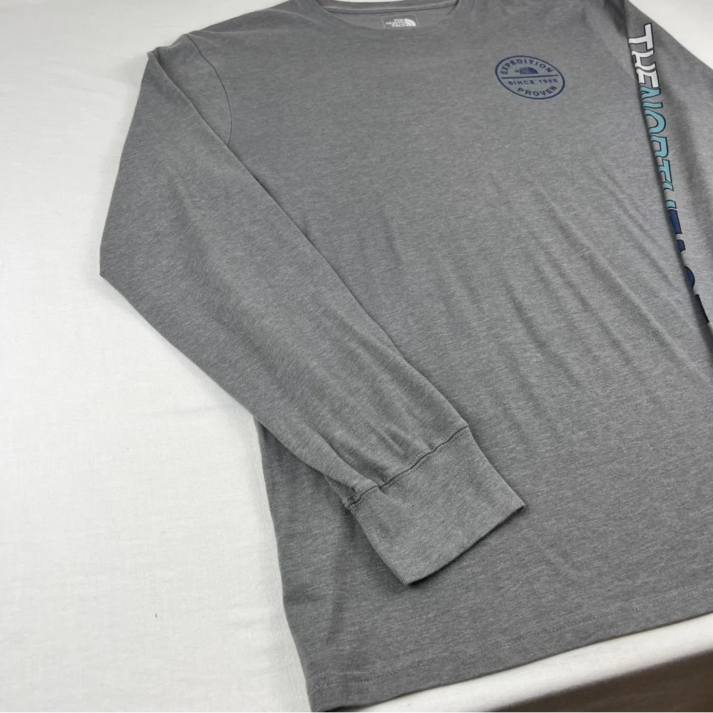 The North Face Grey Long Sleeve, Expedition‎ Proven Shirt, Size M
